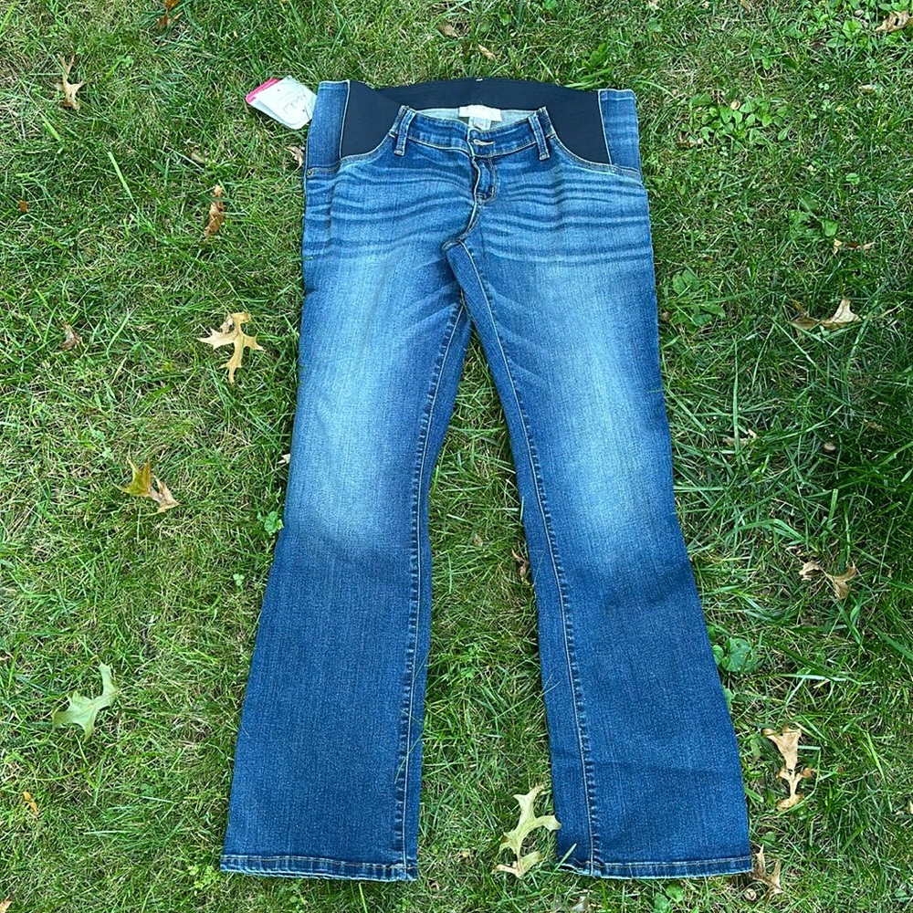 Isabel Maternity by Ingrid & Isabel Blue Denim Bootcut Jeans